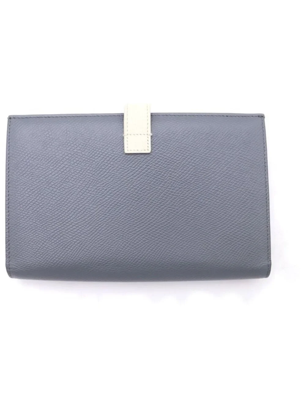 Celine Large Strap Wallet Bifold Gray